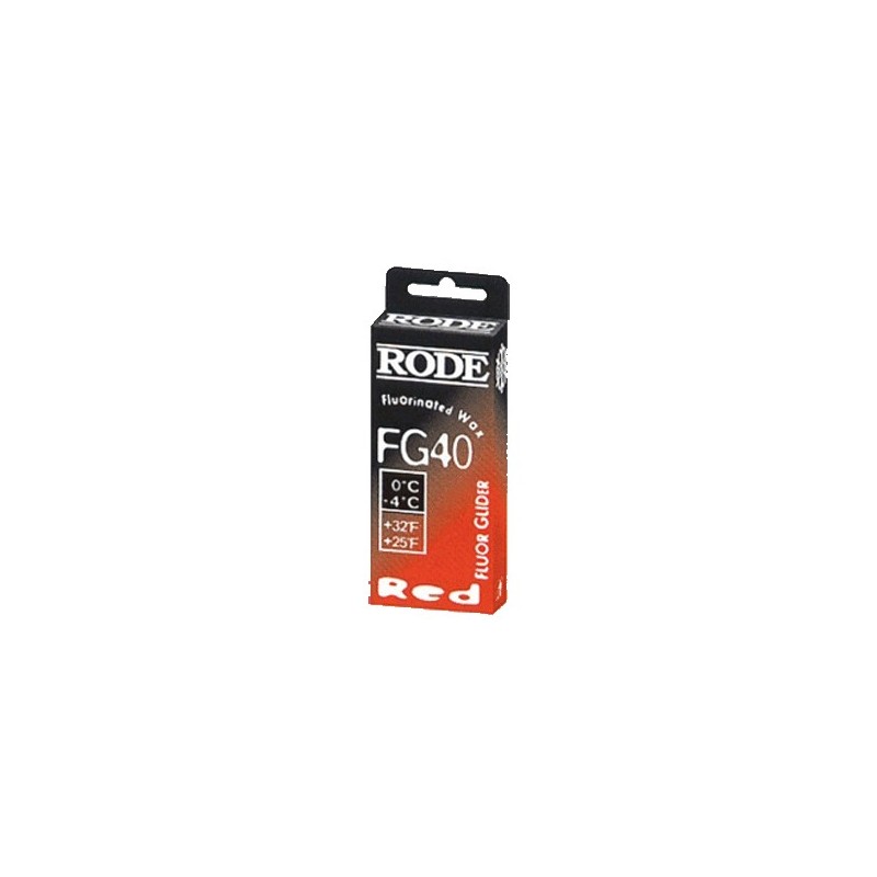 Fluorglider RODE FG40 - FLUOR GLIDER Rød 0°C...-4°C, 50gr